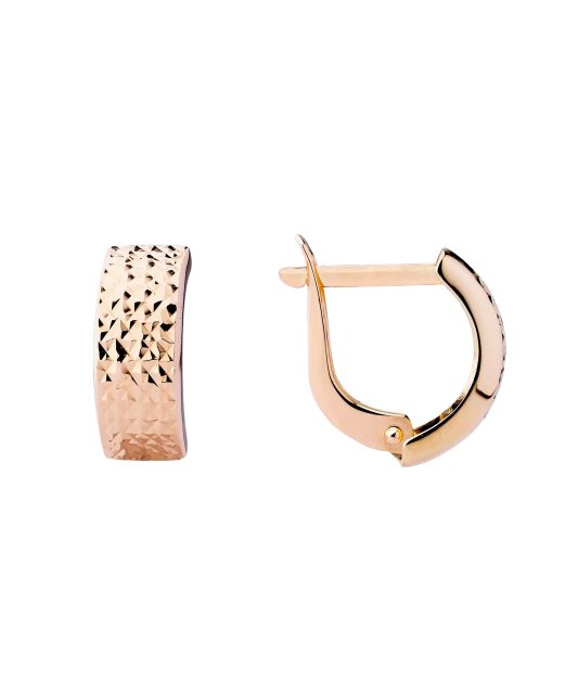 Gold earrings