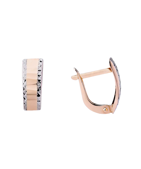 Gold earrings