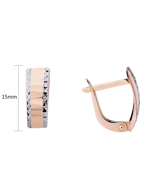 Gold earrings