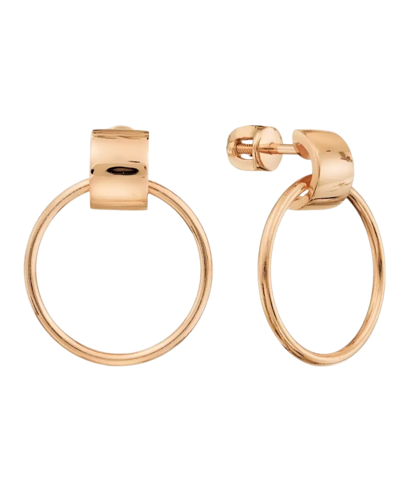 Gold earrings Gold earrings