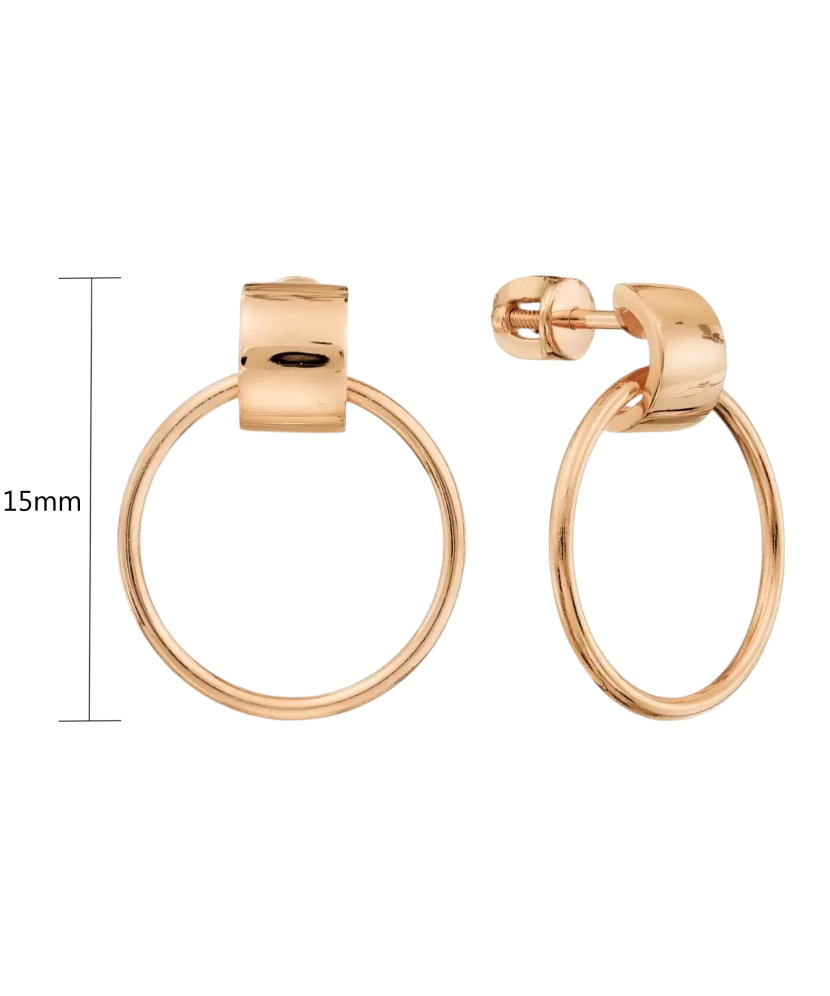 Gold earrings Gold earrings