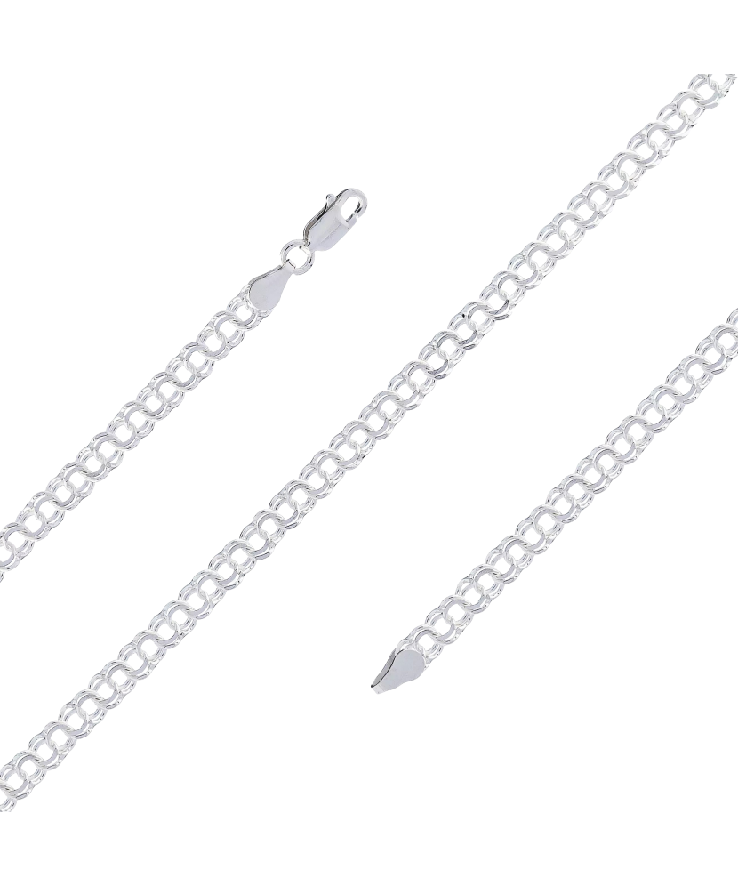 Серебряный браслет "Bismark" 4.5mm