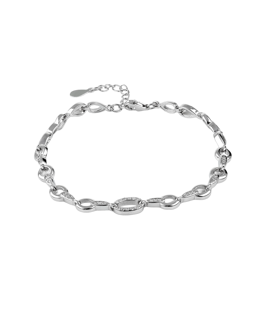 Sterling Silver bracelet with zircons