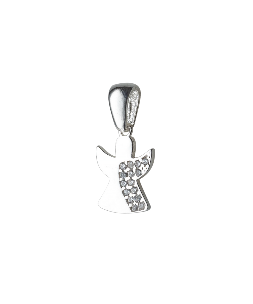 Sterling silver pendant with zirconium "angel" Sterling silver pendant with zirconium "angel"