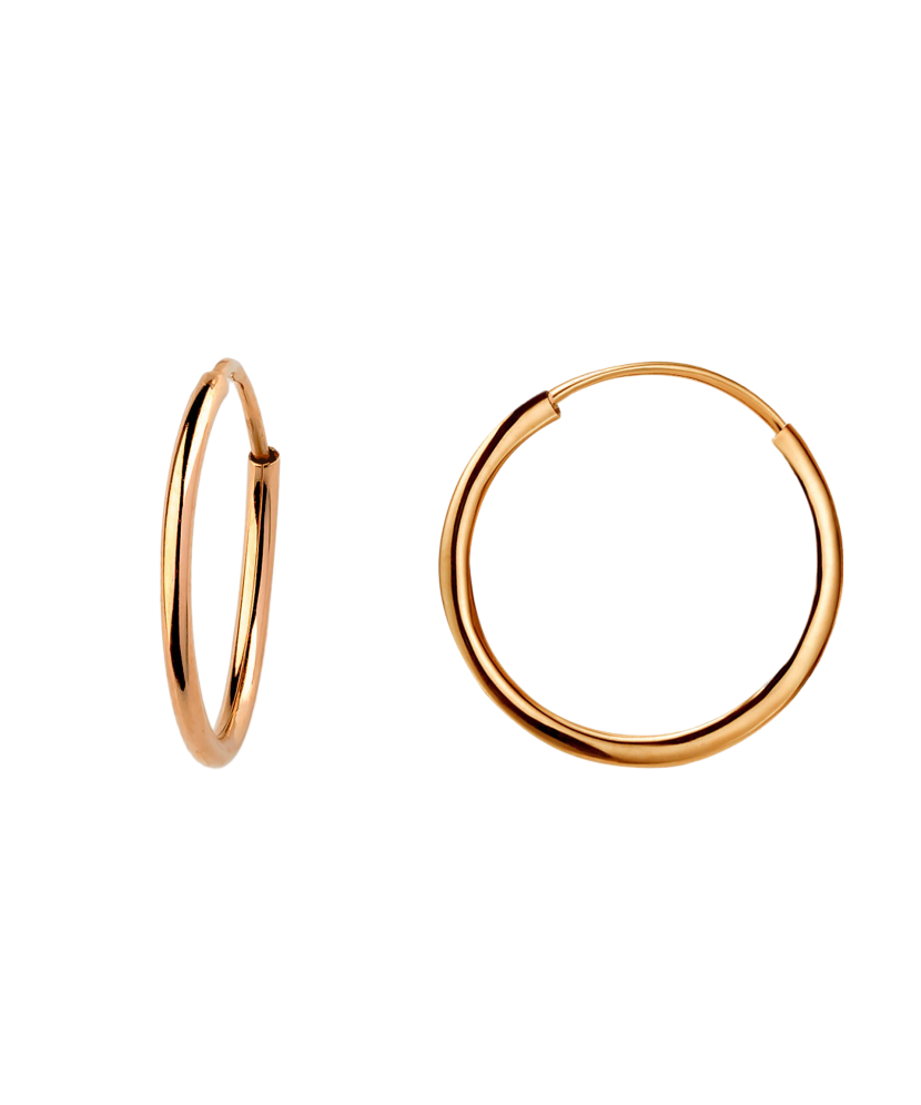 Gold hoop Earrings 20mm Gold hoop Earrings 20mm