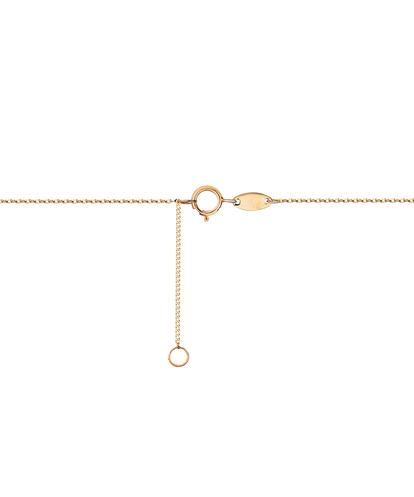 Gold chain with pendant "Cross"