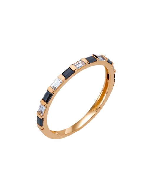 Золотое кольцо с цирконами