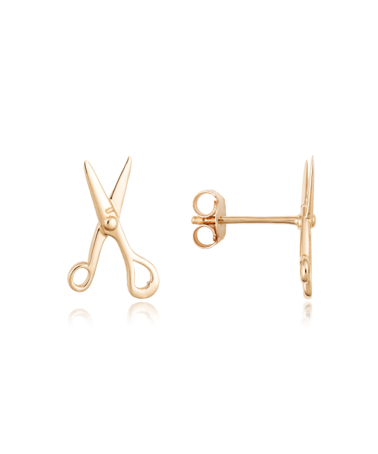 Gold earrings