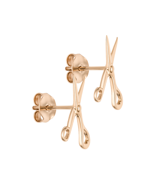 Gold earrings