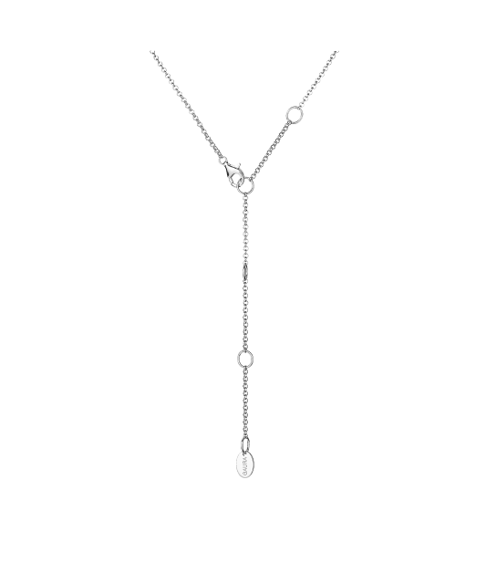 Sterling silver chain with pearl and zirconium