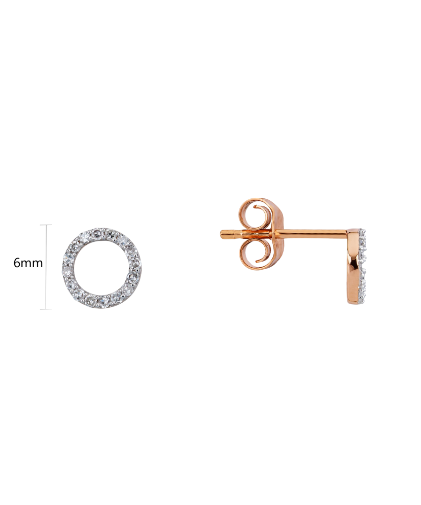 Серьги из золота с бриллиантами