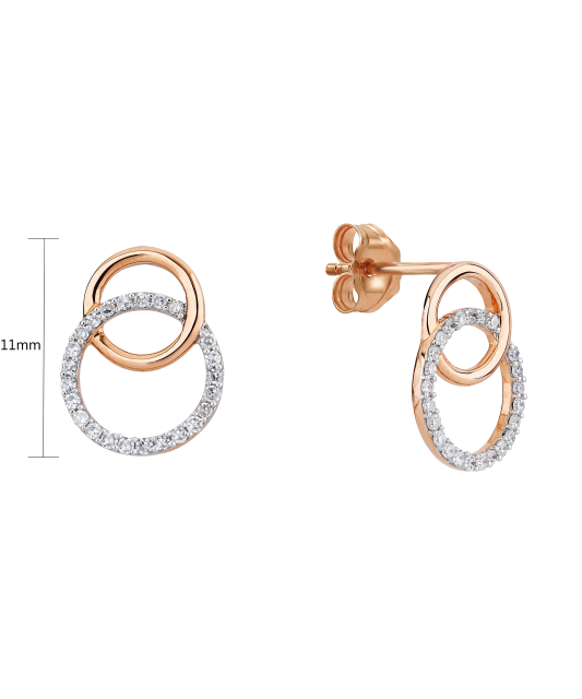 Серьги из золота с бриллиантами