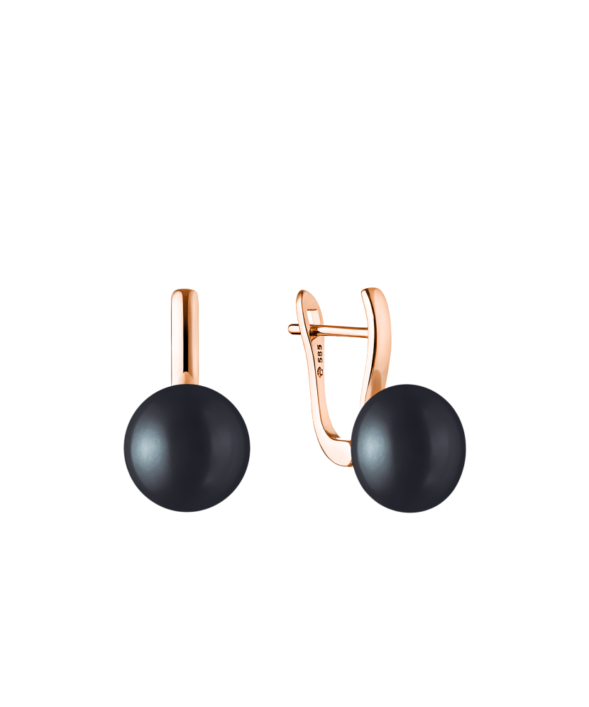 Gold earrings with pearls Gold earrings with pearls