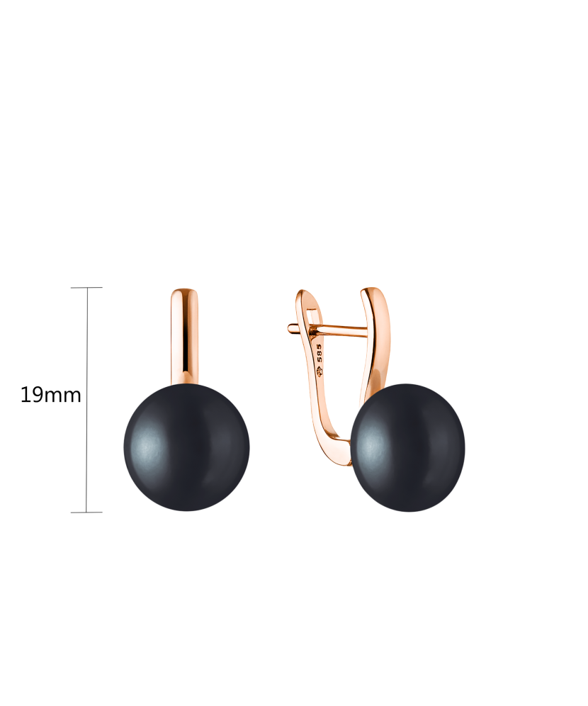 Gold earrings with pearls Gold earrings with pearls