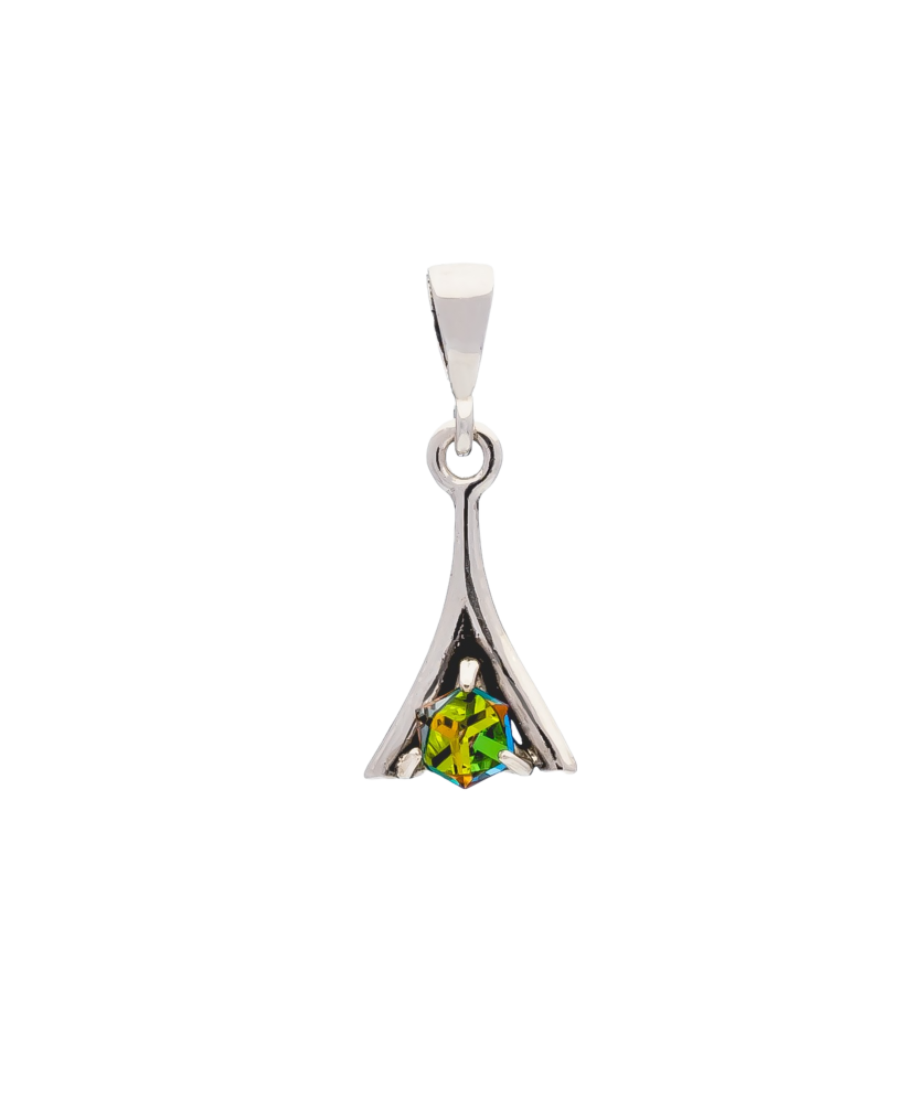 Sterling silver pendant with crystal Sterling silver pendant with crystal
