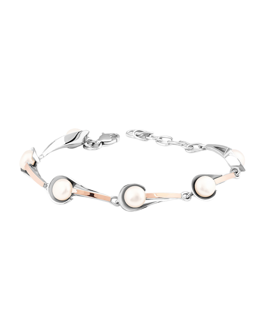 Браслет из позолоченного серебра с цирконами Браслет из позолоченного серебра с цирконами