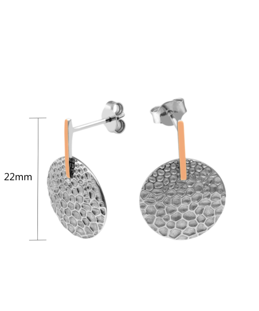 Sterling silver earrings gold plated