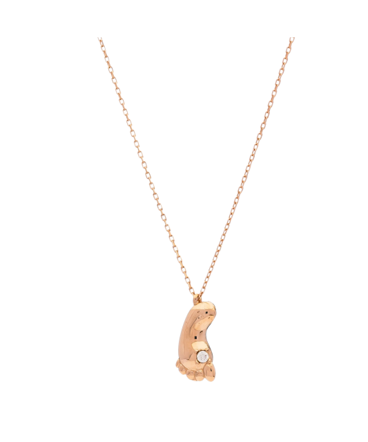 Gold chain with pendant "Foot"