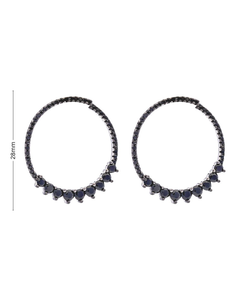 Sidabriniai auskarai su cirkoniais  - Goldinga Sidabriniai auskarai su cirkoniais  - Goldinga