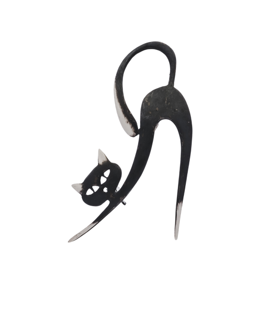 Sterling silver  brooch "cat"