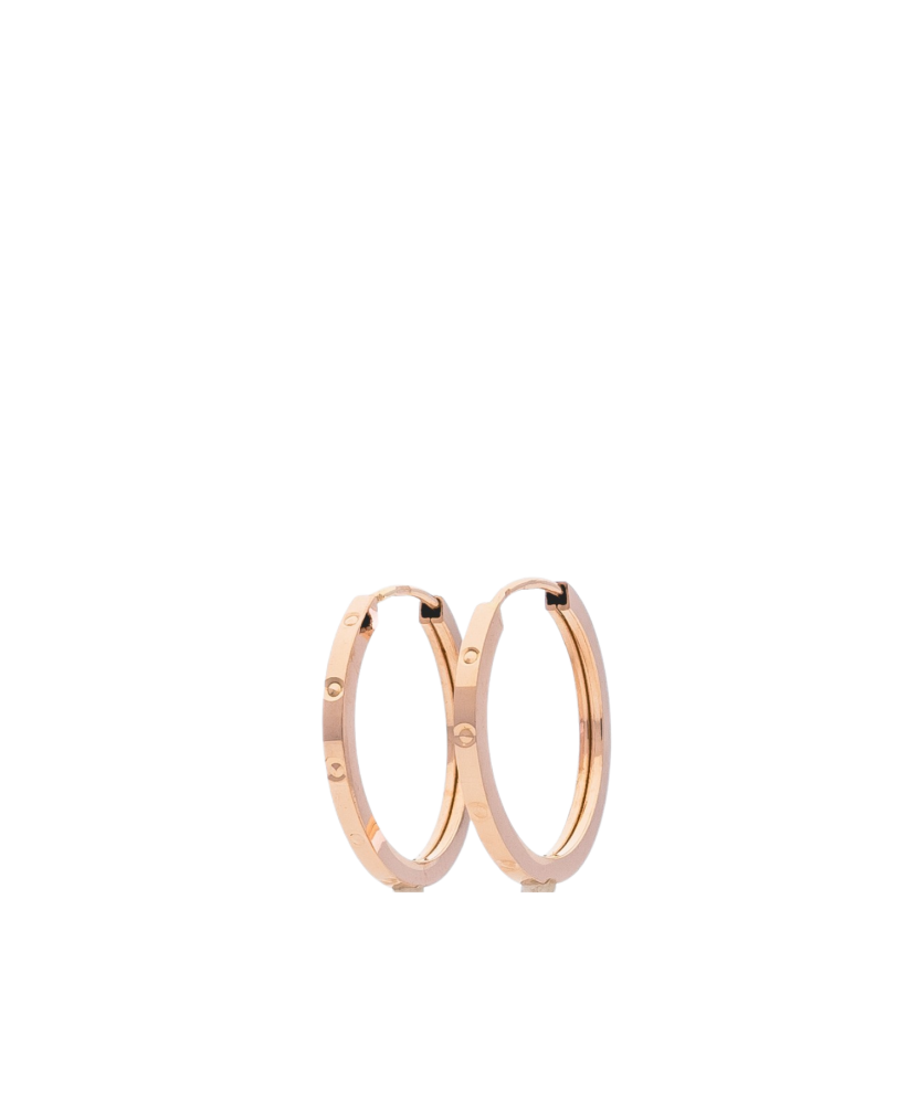 Gold hoop earrings 25mm Gold hoop earrings 25mm