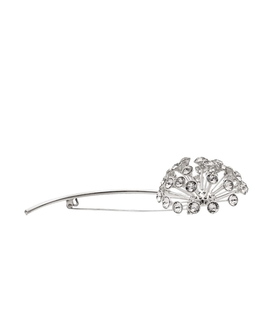 Sterling silver  brooch with zircons