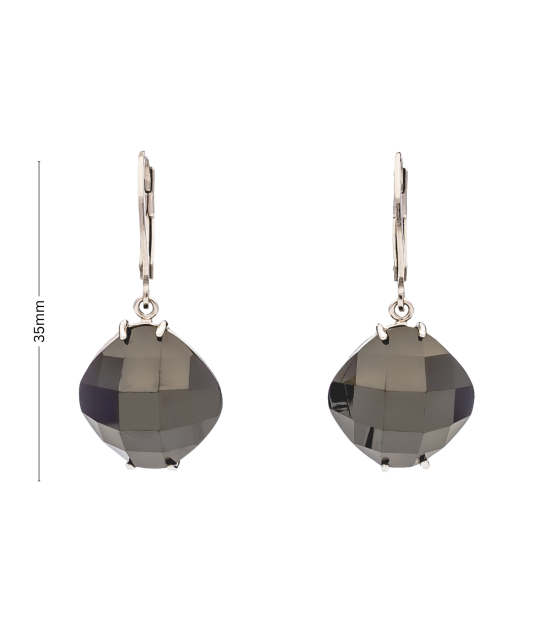 Sidabriniai auskarai su cirkoniais  - Goldinga