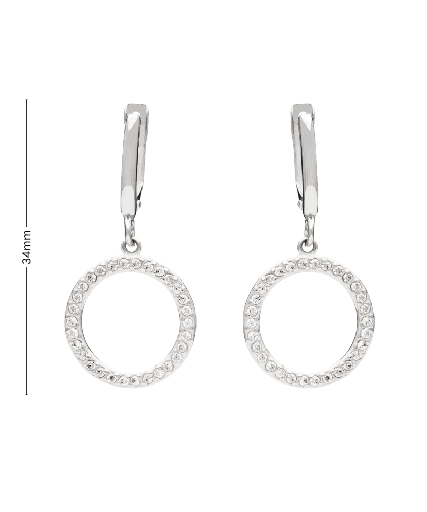 Sidabriniai auskarai su cirkoniais  - Goldinga