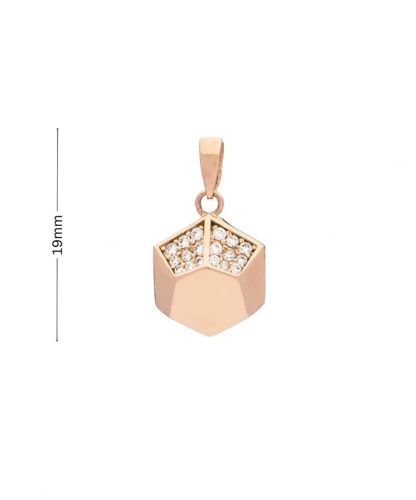 Auksinis pakabukas su cirkoniais  - Goldinga Auksinis pakabukas su cirkoniais  - Goldinga