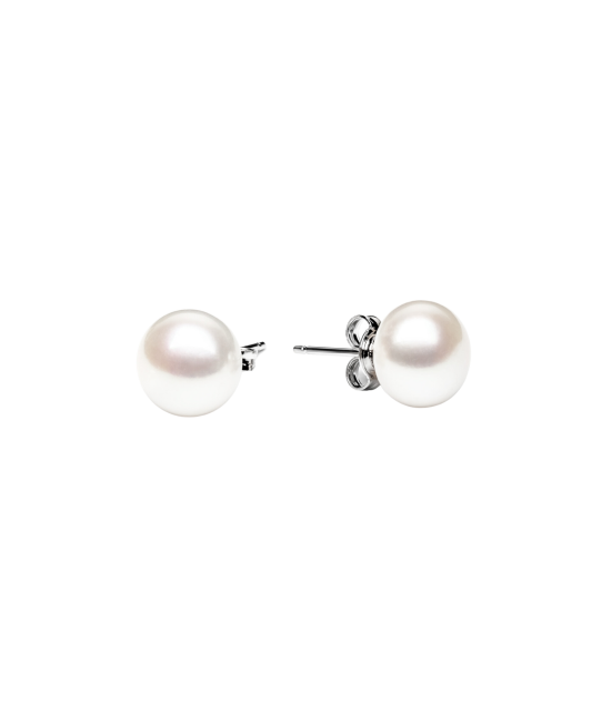 Серьги из серебра с жемчугом