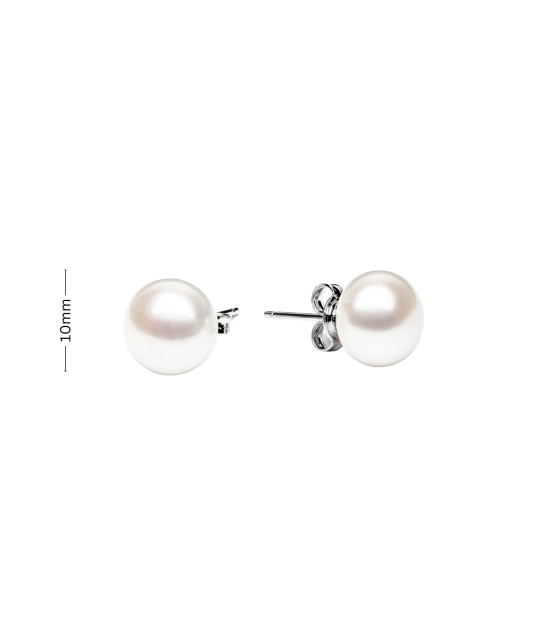 Серьги из серебра с жемчугом