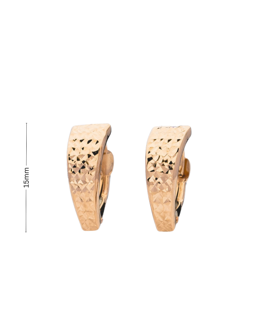 Gold earrings