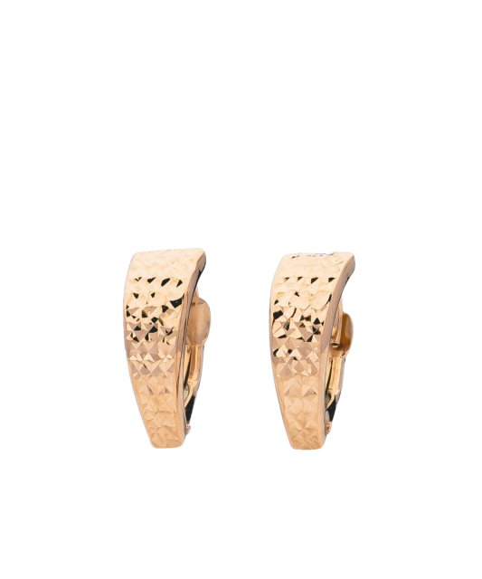 Gold earrings