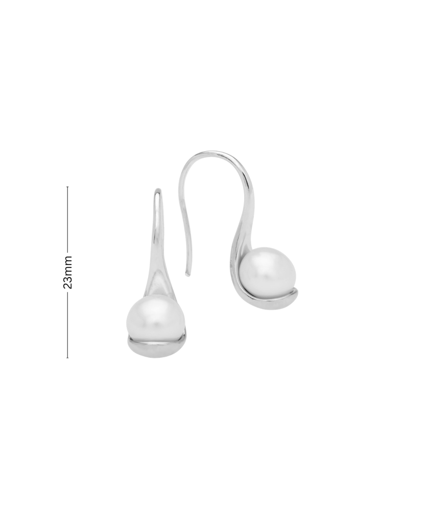 Серьги из серебра с жемчугом Серьги из серебра с жемчугом