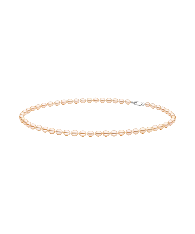 Жемчужное ожерелье/колье с серебром