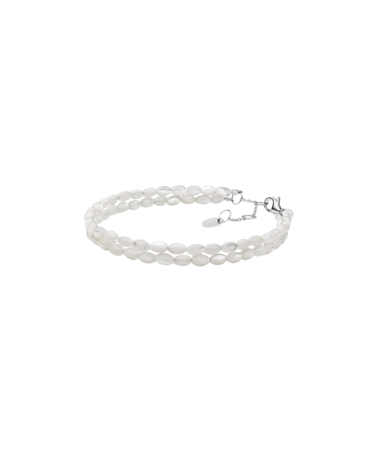Sterling Silver Bracelet With mother of Pearl