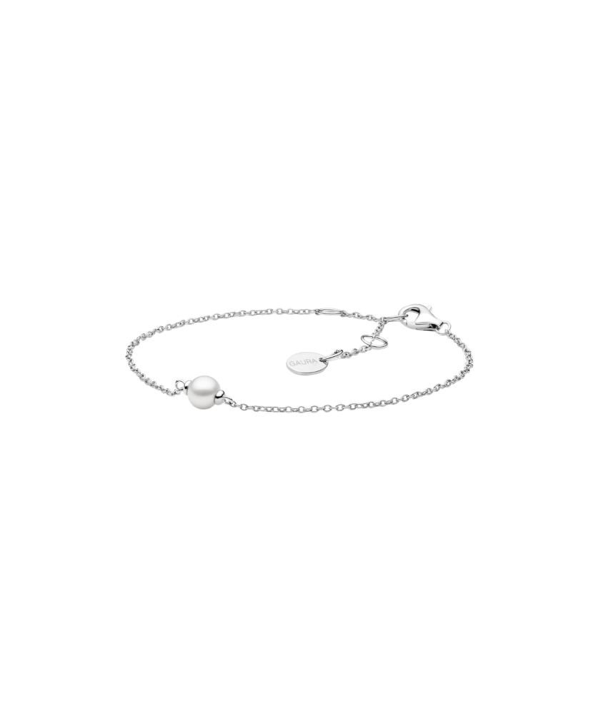 Sterling Silver bracelet with pearl