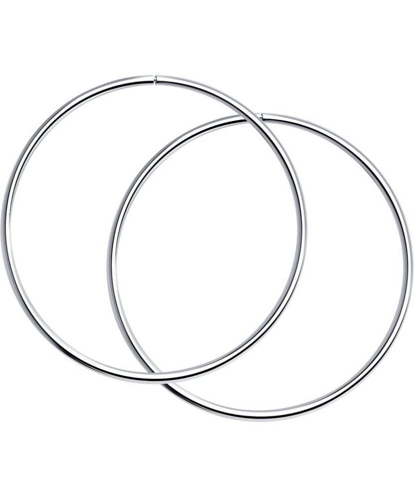 Sidabriniai auskarai rinkutės 45mm - Sidabriniai auskarai - Goldinga Sidabriniai auskarai rinkutės 45mm - Sidabriniai auskarai - Goldinga