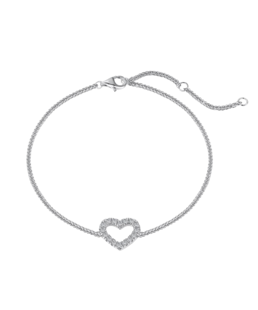 Sterling Silver bracelet with zircons