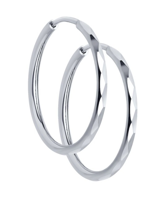 Sidabriniai auskarai rinkutės 15mm - Sidabriniai auskarai - Goldinga