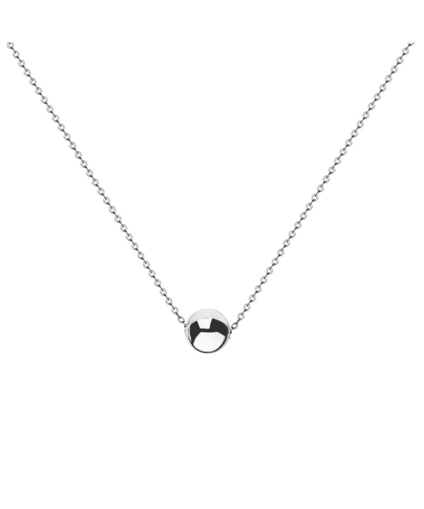 White gold chain with pendant