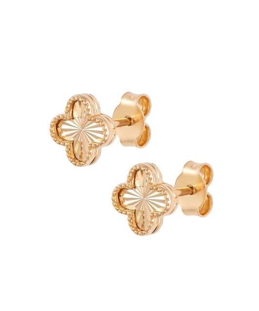 Gold earrings