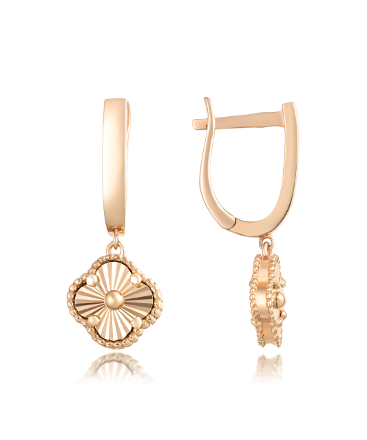 Gold earrings