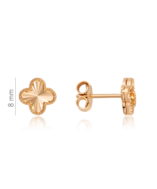 Gold earrings