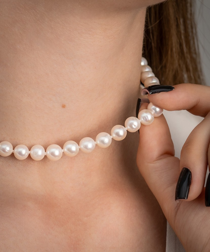 Жемчужное Колье с золотом Жемчужное Колье с золотом