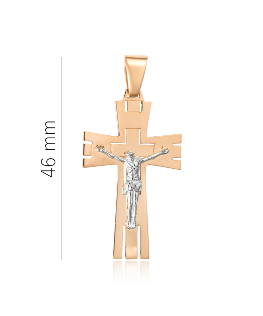 Золотой подвеска "Крестик"
