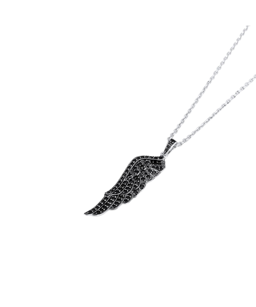 Sterling Silver pendant with spinels