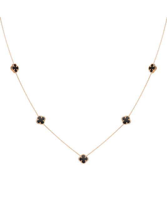 Золотая цепочка с ониксами