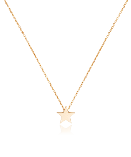 Gold chain with pendant "star"