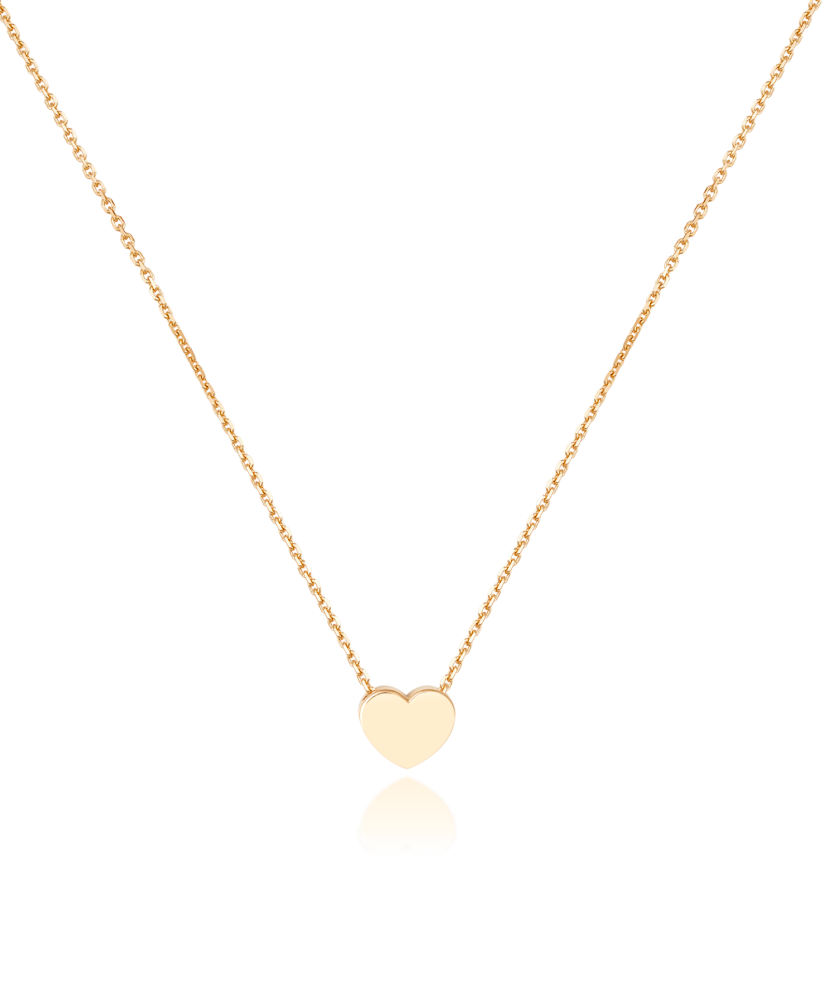 Gold chain with pendant "heart"